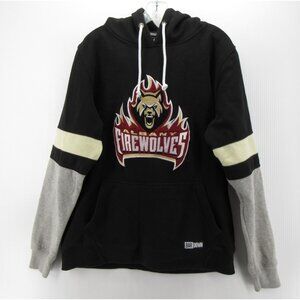 Albany FireWolves Sweatshirt Large NLL Lacrosse Bardown Hoodie